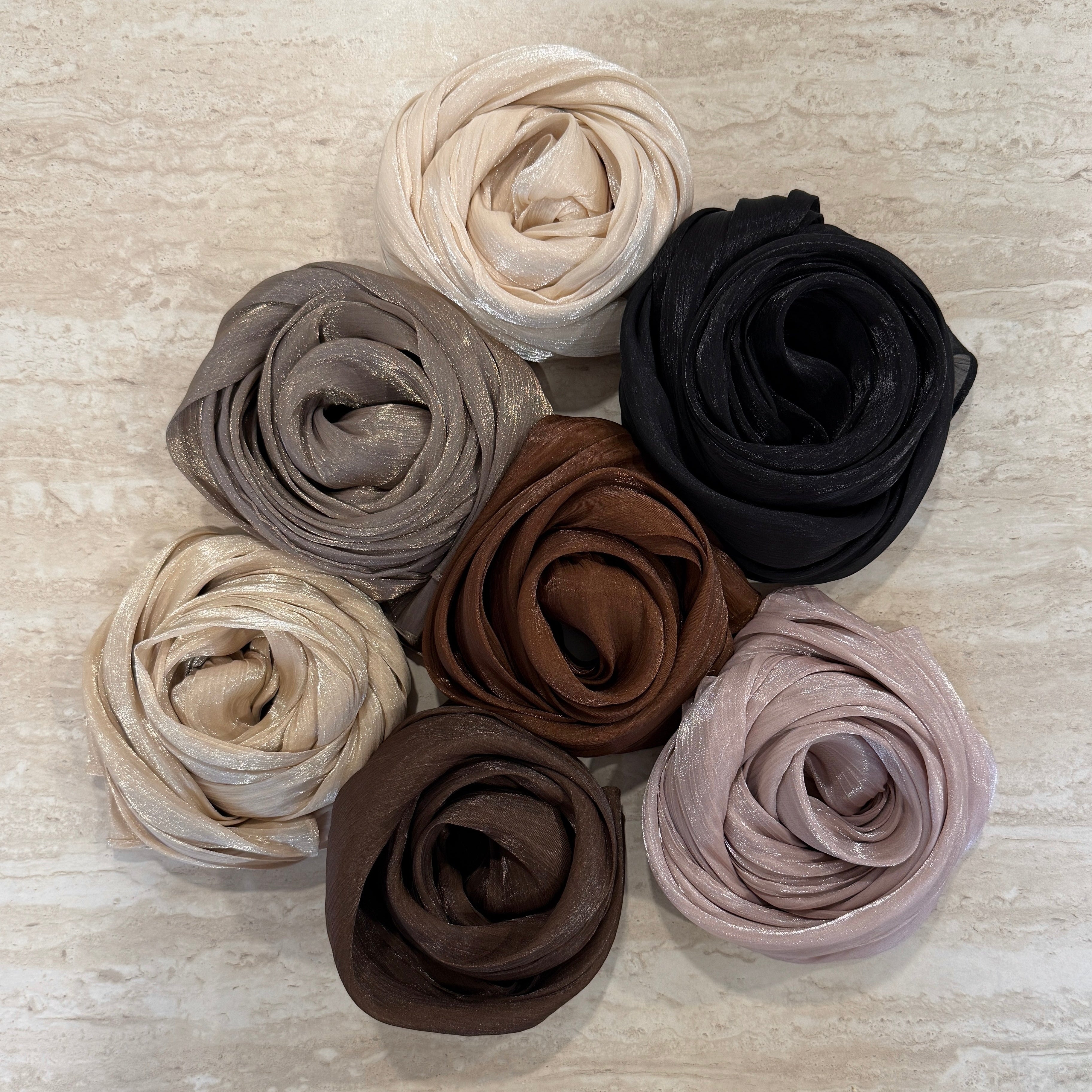 Shimmer Organza Hijab